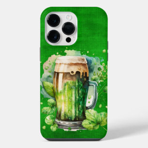 FUNDA PARA iPhone 14 PRO MAX GRAN COLOR DE AGUA CERVEZA VERDE IRLANDA