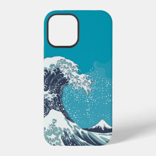 Funda Para iPhone 12 Gran Ola y Monte Fuji grabado japonés vintage