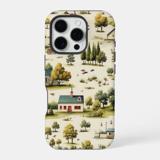 Funda Para iPhone Granja Campestre  (Reverso )