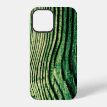 Grano de madera verde