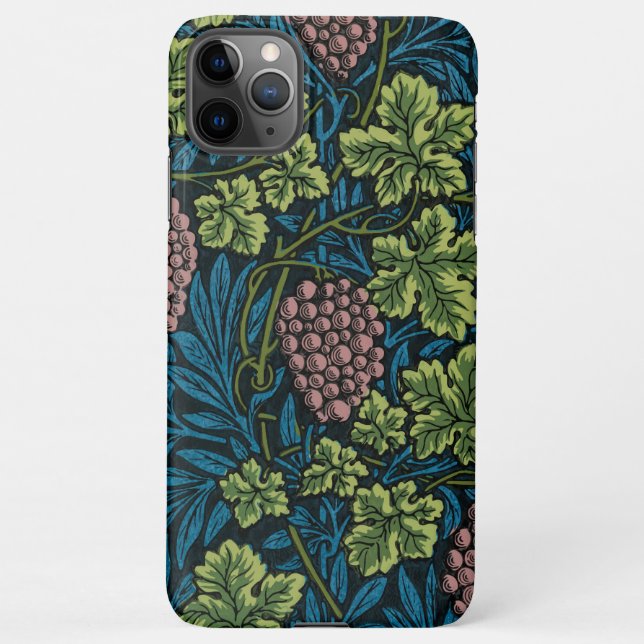Funda Para iPhone  Grapevines with clusters of pink grapes  (Reverso)