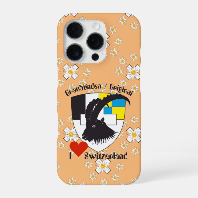 Funda Para iPhone Graubünden Grischun Grigioni iPhone Hüllen (Reverso)