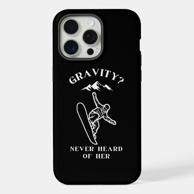 Funda Para iPhone ¿Gravedad? Nunca he oído hablar de ella (Reverso )