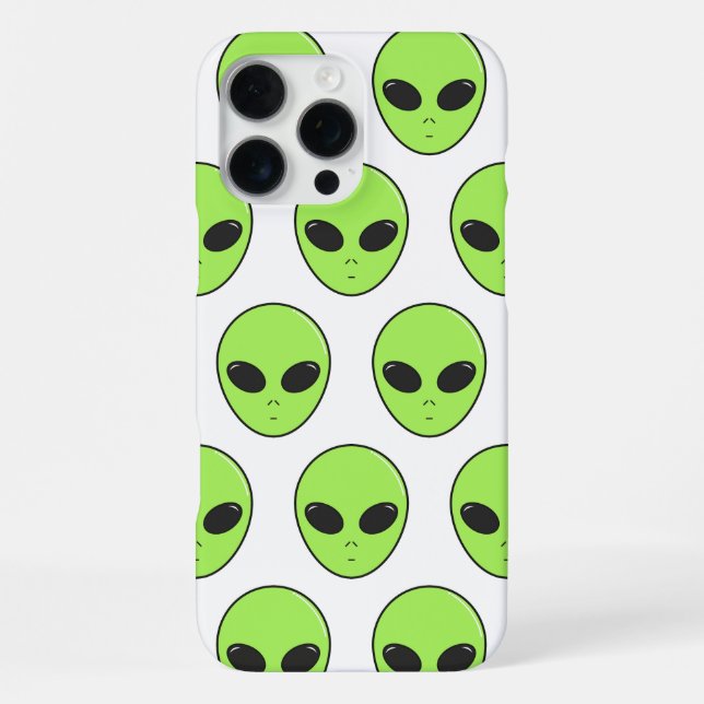 Funda Para iPhone Green Alien  (Reverso )