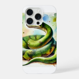 Green Anaconda 111024AREF143 - Watercolor