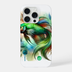 Green Fish 300724AREF139 - Watercolor