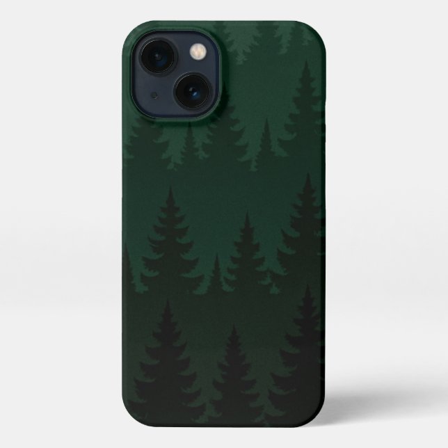 Funda Para iPhone Green Forest Trees Phone Case – Nature-Inspired  (Reverso )