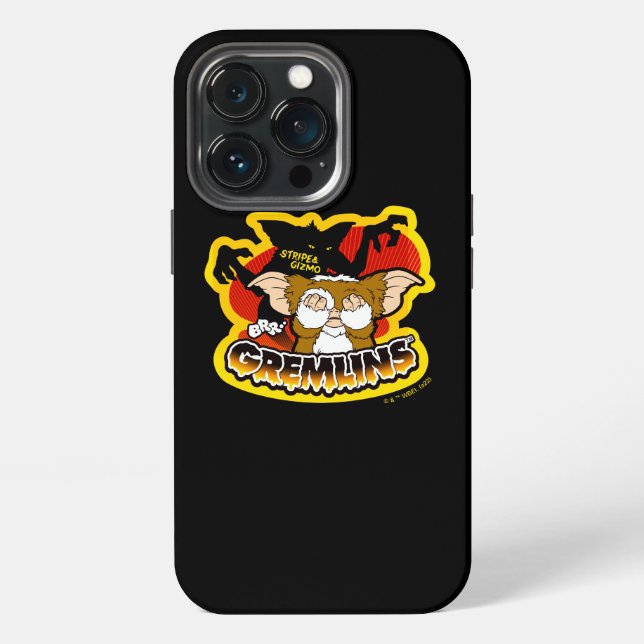 Funda Para iPhone Gremlins | Stripe asustando a Gizmo (Reverso )