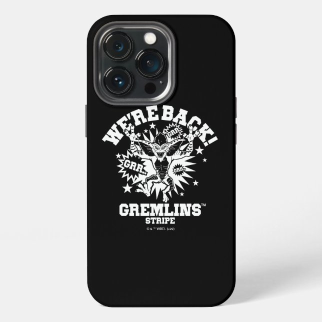 Funda Para iPhone Gremlins | Stripe We're Back (Reverso )