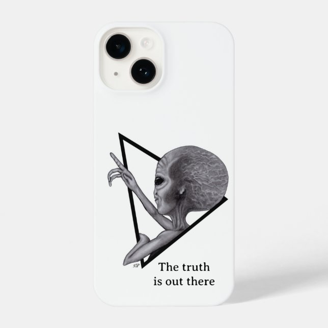 Funda Para iPhone Grey Alien, la verdad está ahí fuera (Reverso )
