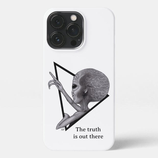 Funda Para iPhone Grey Alien, la verdad está ahí fuera (Reverso)