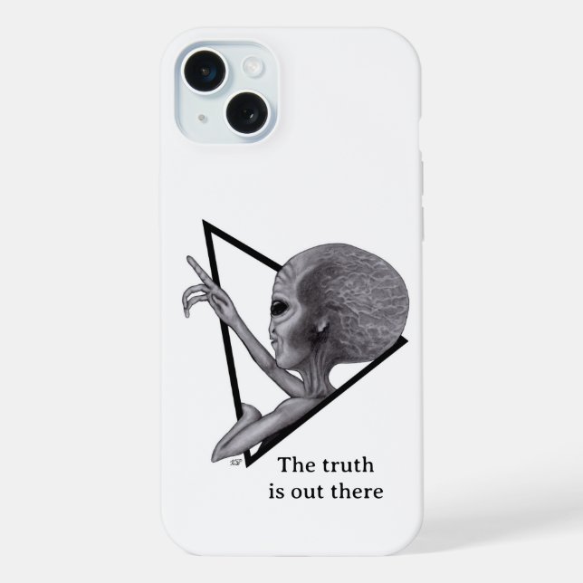 Funda Para iPhone Grey Alien, la verdad está ahí fuera (Reverso )