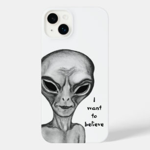 Funda Para iPhone 14 Plus Grey Alien , quiero creer