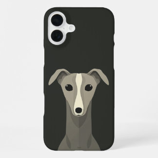 Funda Para iPhone 16 Plus Greyhound Italiano Greyhound Cute Whippet Dog