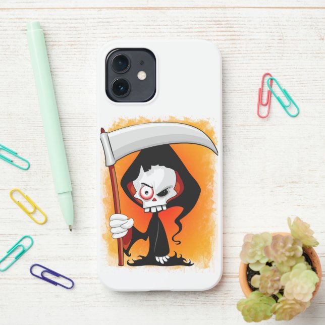 Funda Para iPhone Grim Reaper Personalizado (En el escritorio)