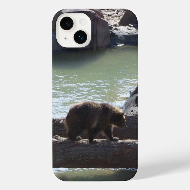 Funda Para iPhone Grizzly Bear iPhone Case (Reverso )
