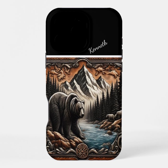 Funda Para iPhone Grizzly By the Stream (Reverso )