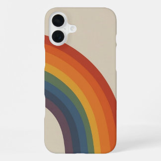 Funda Para iPhone 16 Plus Groovy - retro estilo arcoiris de los años 70