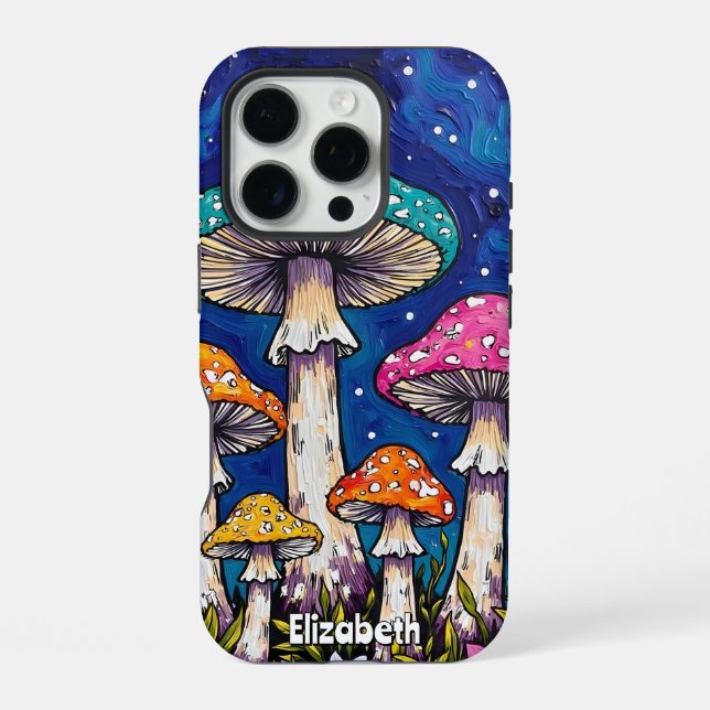 Funda Para iPhone Grove de la capa turquesa (Reverso )