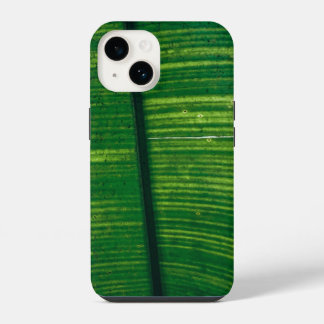 Funda Para iPhone 14 Grünes Blatt mit Details aus Costa Rica