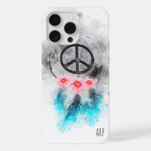 *~* Grunge Acolorada de Acuarela Signo de Paz Plum