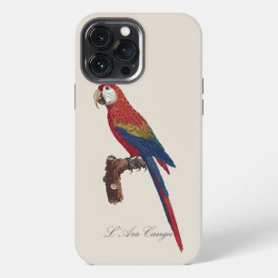 Funda Para iPhone 13 Pro Max Guacamayo Escarlata o Guacamayo Macao, Ara macao