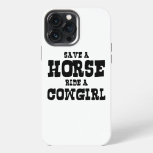 FUNDA PARA iPhone 13 PRO MAX GUARDAR UN CABALLO EN UNA CHICA