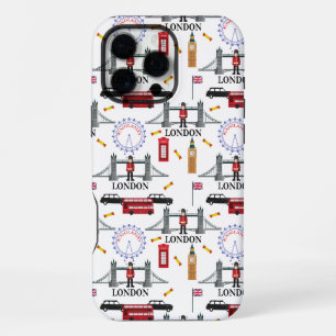 Funda Para iPhone 16 Pro Max Guardia de la Reina de Londres Inglaterra Patrón i