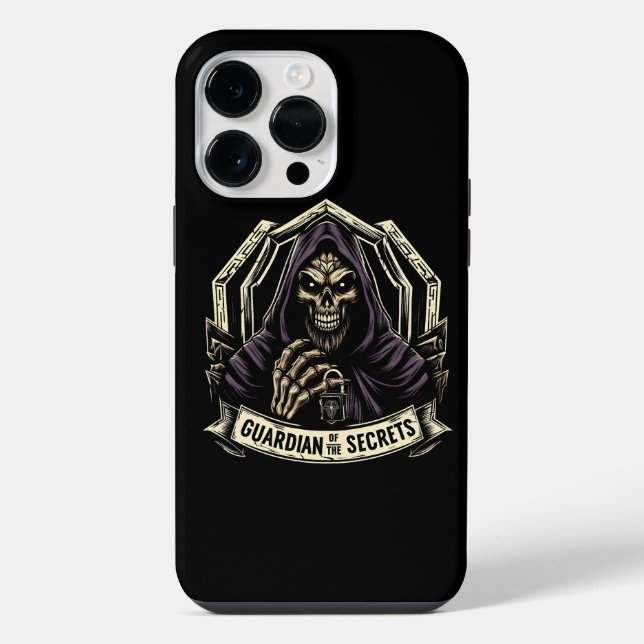 Funda Para iPhone Guardián de los Secretos -  Guardián de Cripta Sin (Reverso )