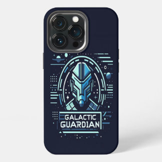 Funda Para iPhone 13 Pro Guardián galáctico del futurismo de ciencia ficció