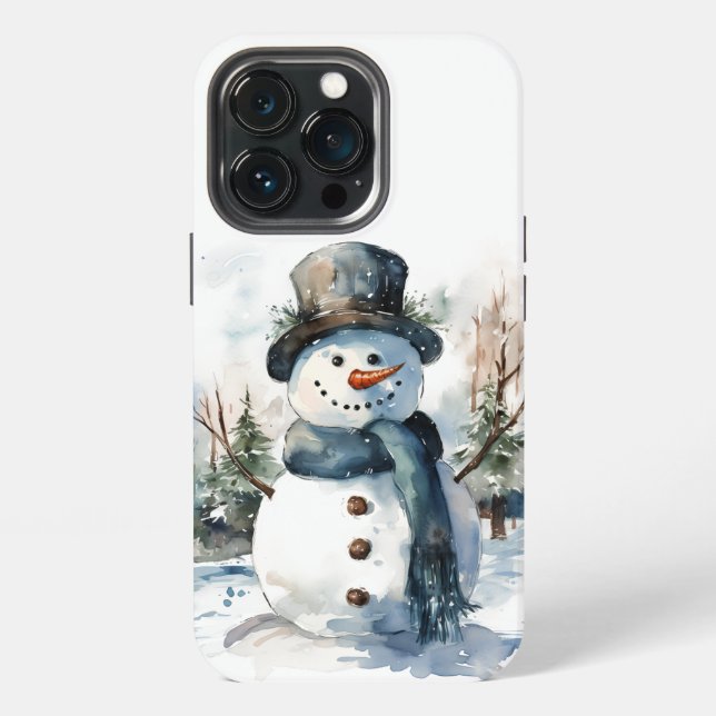 Funda Para iPhone ❄️ Guay Frosty Snowman Estuche para iPhone 📱 ❄️ (Reverso )