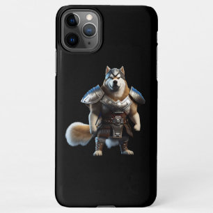 Funda Para iPhone 11Pro Max Guerrero Alaskan Malamute Perro, perro militar de 