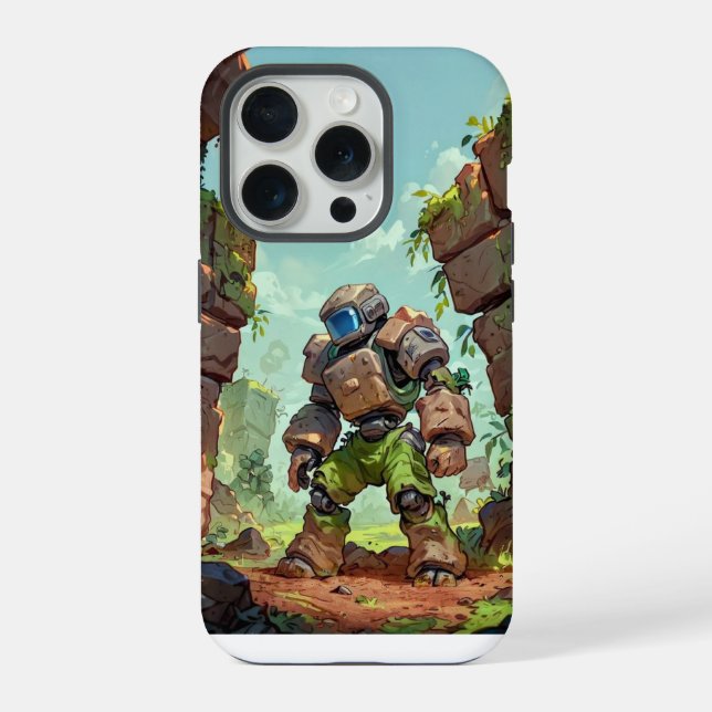 Funda Para iPhone Guerrero de Piedra (Reverso )