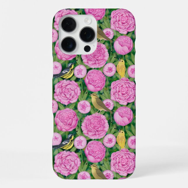 Funda Para iPhone guerreros y peonías Tote Bag (Reverso )