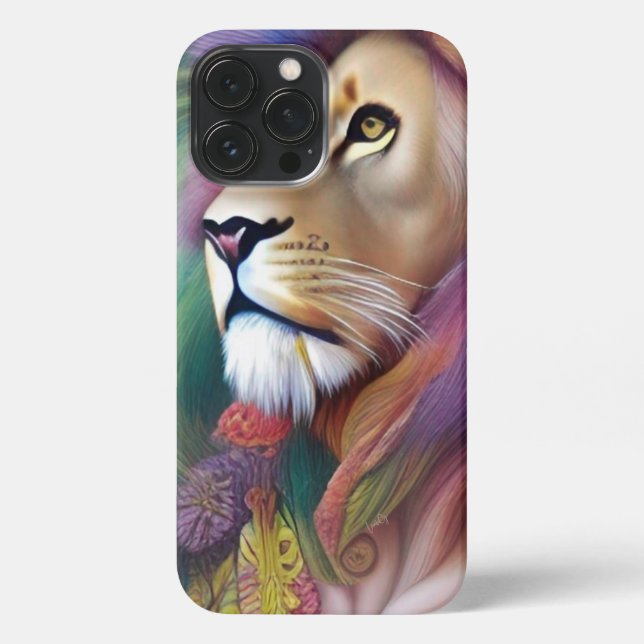 Funda Para iPhone Guía Espiritual Eérea LION (Reverso )
