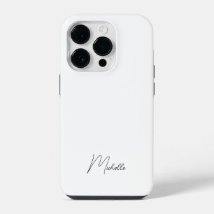 Funda Para iPhone 14 Pro Guión Minimalista elegante profesional