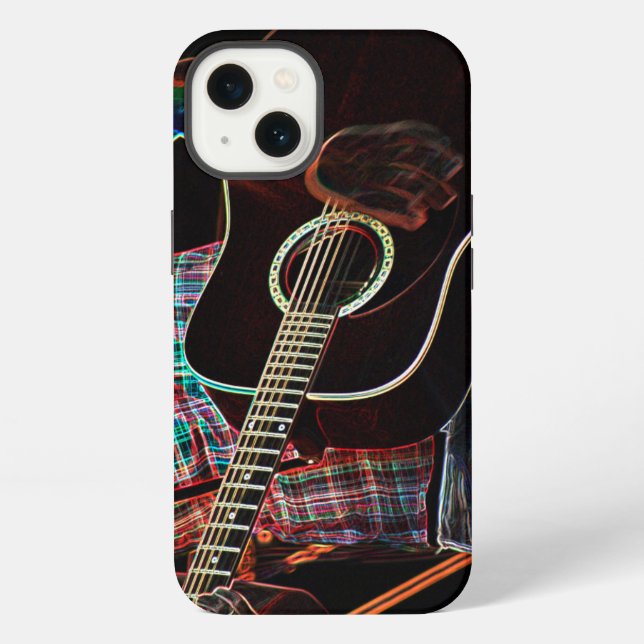 Funda Para iPhone Guitarra 1 iphcna (Reverso )