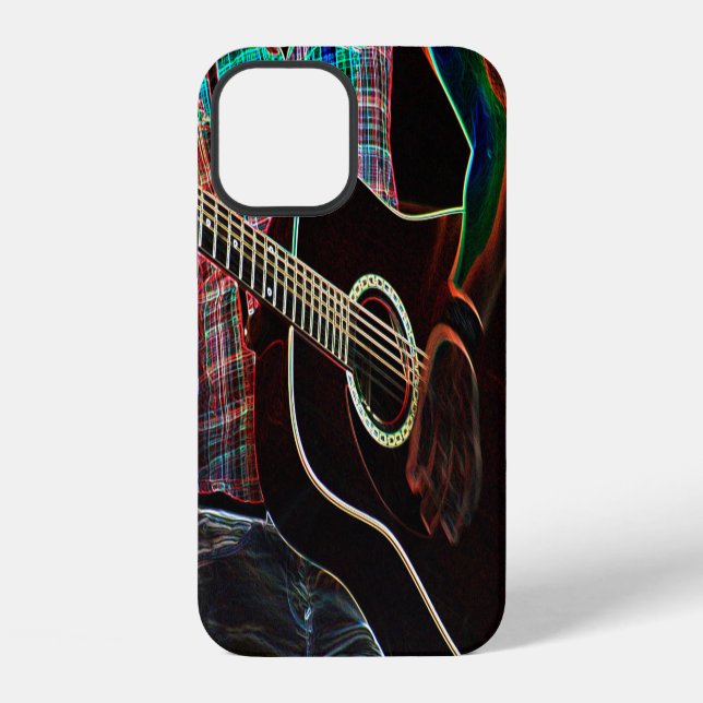 Funda Para iPhone Guitarra 1 iphcnm (Reverso )