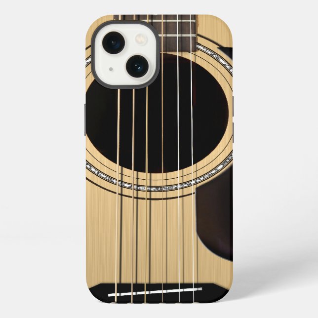 Funda Para iPhone Guitarra Acústica (Reverso )