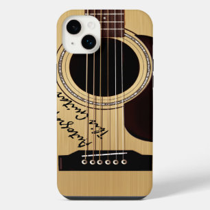 Funda Para iPhone 14 Plus Guitarra Acústica Autógrafo Personalizado