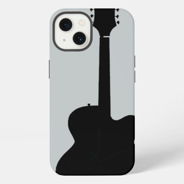 Funda Para iPhone Guitarra de rock (Reverso )