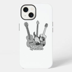 Guitarrista por naturaleza. guitarra vintage en bl