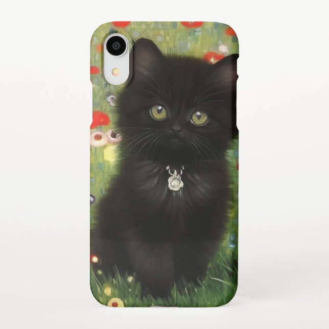 Funda Para iPhone Gustav Klimt Kitten (Reverso)