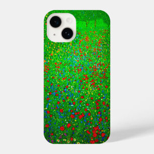 Funda Para iPhone 14 Gustav Klimt Poppy Field