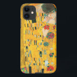 Funda Para iPhone 11 Gustav Klimt The Kiss<br><div class="desc">Estuche para iPhone con pintura al óleo de Gustav Klimt con la hoja de oro The Kiss (1908). Un hombre y una mujer,  con brillantes colores dorados,  abrazan y besan cariñosamente en un campo de flores. Un gran regalo para los amantes del arte Art Nouveau y austriaco.</div>