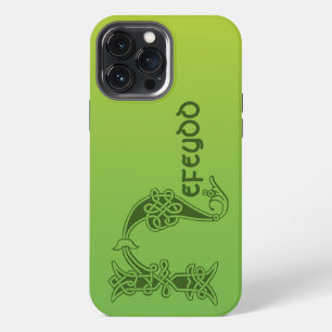 Funda Para iPhone 13 Pro Max H mayúscula decorativa de nudo celta del siglo XVI