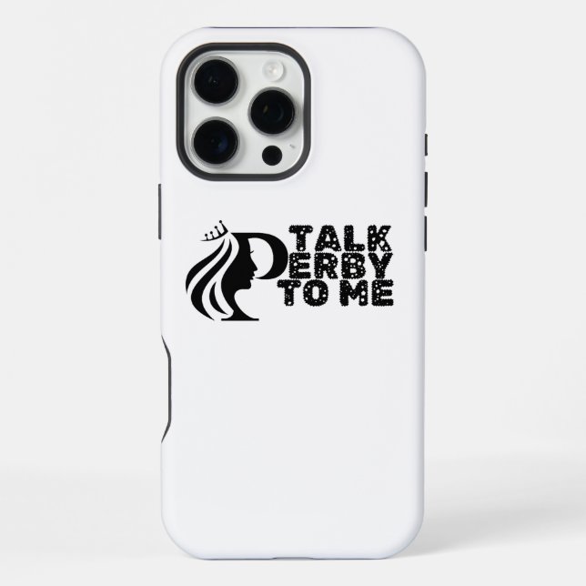 Funda Para iPhone Hablar De Derby A Mí (Reverso )
