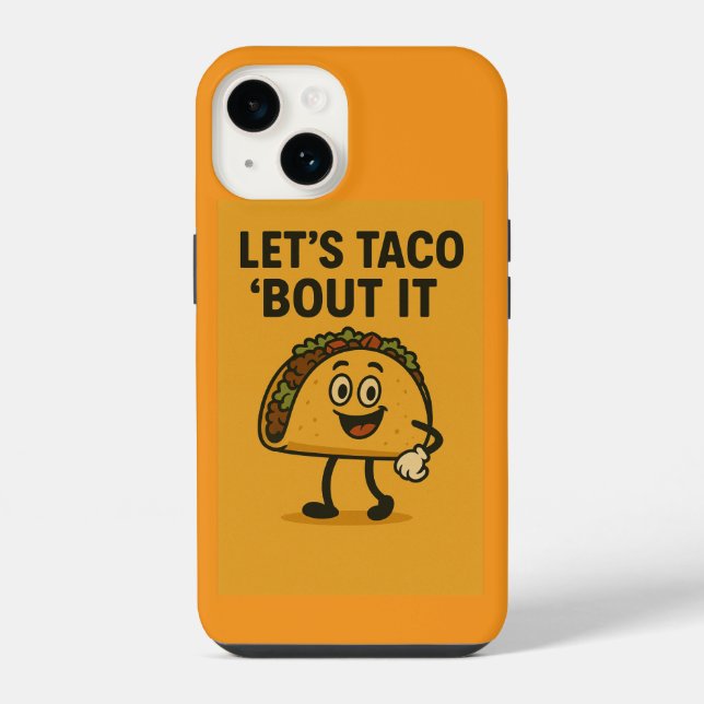 Funda Para iPhone Hablemos de Tacos (Reverso )