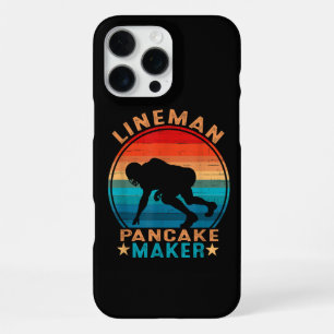 Funda Para iPhone 16 Pro Max Hacedor de Panqueques Liniero - Fútbol Americano