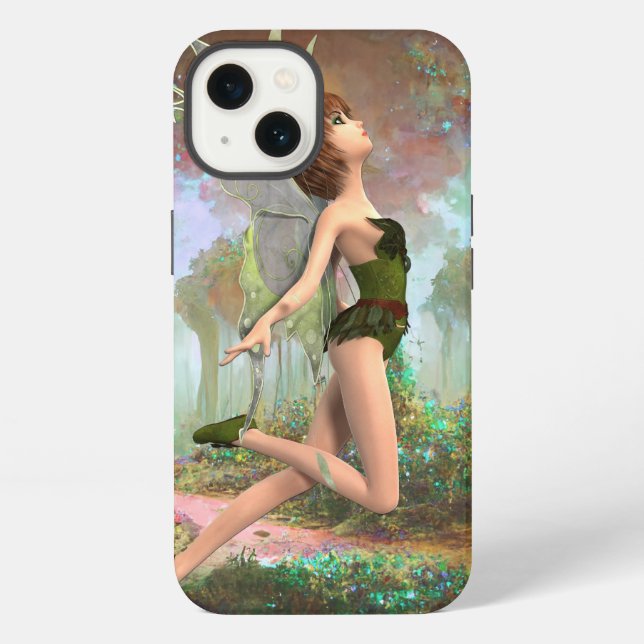 Funda Para iPhone Hada forestal (Reverso )